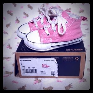 Pink Converse Infant size 3